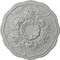 Ekena Millwork Cornelia Ceiling Medallion (Fits Canopies up to 4"), Hand-Painted Frost, 22 1/2"OD x 1 1/2"P CM22CNFRF - alternate 1